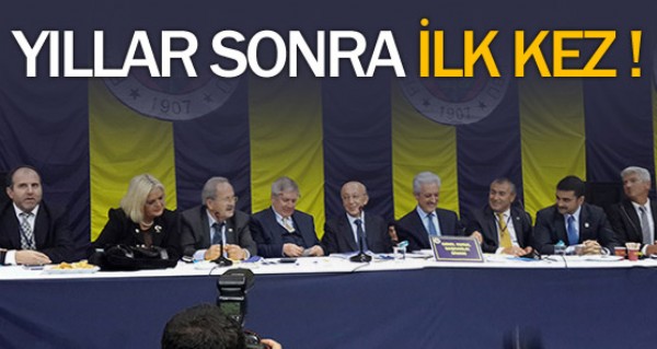 Yllar sonra ilk kez 